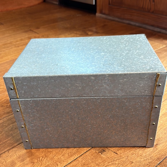 Hearth & Hand Large Storage Galvanized Storage Box - Picture 4 of 5